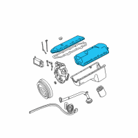 OEM Ford E-350 Econoline Club Wagon Valve Cover Diagram - F6TZ-6582-AA