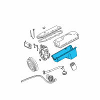 OEM 2003 Ford F-250 Super Duty Oil Pan Diagram - F7TZ-6675-BBB