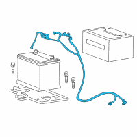 OEM 2009 Kia Amanti Battery Wiring Assembly Diagram - 918513F011