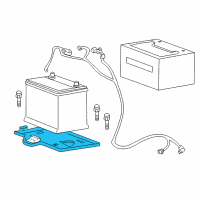 OEM 2007 Kia Amanti Tray Assembly-Battery Diagram - 371503F200