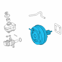 OEM 2019 Lexus RC300 Booster Assy, Brake Diagram - 44610-24250