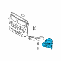 OEM BMW X5 Front Right Air Duct Cover Diagram - 51-74-7-169-418