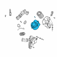 OEM Honda Element Cover, Air Cleaner Diagram - 17202-PZD-A00