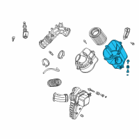 OEM 2004 Honda Element Case Assy., Air Cleaner Diagram - 17201-PZD-A00