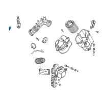 OEM 2004 Honda Civic Sensor Assembly, Air Temperature (Matsushita Denshi) Diagram - 37880-PLC-004