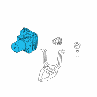 OEM 2013 BMW X5 Dsc Hydraulic Unit Diagram - 34-51-6-865-025