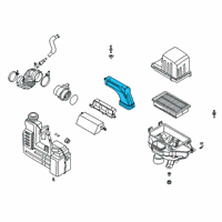 OEM Hyundai Venue Duct Assembly-Air Diagram - 28210-K2100