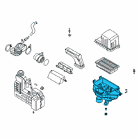OEM 2021 Hyundai Venue Body-Air Cleaner Diagram - 28112-K2100