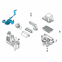 OEM Hyundai Venue Hose Assembly-Air Intake Diagram - 28130-K2300