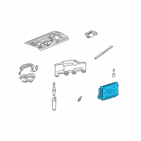 OEM 1999 Oldsmobile Alero Powertrain Control Module (Remanufacture) Diagram - 9356459