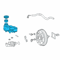 OEM 2021 Toyota Corolla Reservoir Assembly Diagram - 47220-02330