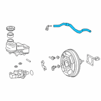 OEM Toyota Vacuum Hose Diagram - 44772-02160