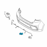 OEM 2017 Hyundai Ioniq Sensor Assembly-Parking Assist Sys Diagram - 95720-D3000-EB