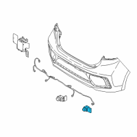 OEM 2019 Hyundai Ioniq Ultrasonic Sensor Assembly-FBWS Diagram - 95720-F2000-EB