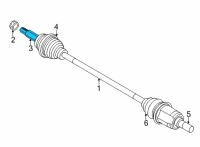 OEM Kia Seltos Joint Kit-Rear Wheel Diagram - 496A2Q5000