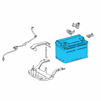 OEM Lexus RC200t INTERS. SC430 Battery Diagram - 00544-MFH60