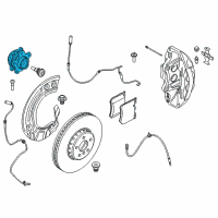 OEM 2022 BMW M760i xDrive WHEEL HUB WITH BEARING Diagram - 33-40-6-899-174