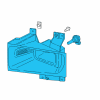 OEM Ford F-350 Super Duty Fog Lamp Diagram - HC3Z-15201-A