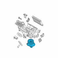 OEM 2009 Ford Focus Blower Motor Diagram - 9S4Z19805B