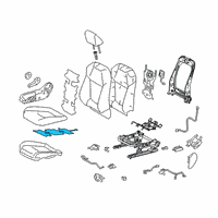 OEM 2022 Toyota Corolla Seat Cushion Heater Diagram - 87510-0R260