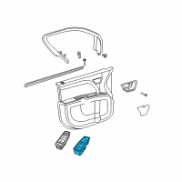 OEM 2011 Dodge Nitro Switch-Front Door Diagram - 4602544AG