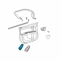 OEM Dodge Journey Switch-Front Door Diagram - 68307001AC