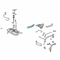 OEM 2007 Scion tC Tank Strap Diagram - 77601-21030