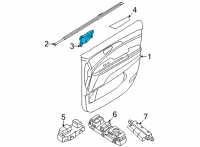 OEM Kia Carnival Handle Assembly-Door Ins Diagram - 82610R0010SA1