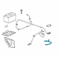 OEM GMC Battery Cable Diagram - 23386300