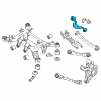 OEM 2020 BMW M5 Bottom Rubber Mount Wishbone, Left Diagram - 33-32-6-883-339