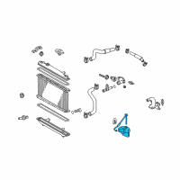 OEM 2007 Toyota Highlander Reservoir Diagram - 16470-20100