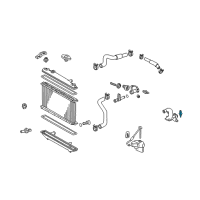 OEM Toyota Land Cruiser Temperature Sending Unit Diagram - 89422-35010