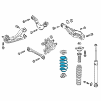 OEM Honda Civic Spring, Rear (23.1) Diagram - 52441-TBA-A03