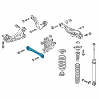 OEM 2016 Honda Civic Lower Arm A Complete, Rear Diagram - 52370-TBA-A00