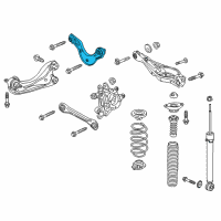 OEM Honda Civic Upper Arm Complete, Rear Diagram - 52510-TBA-A00