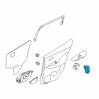 OEM 2011 Nissan Leaf Switch Assy-Door Diagram - 25360-1HA0B