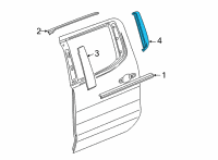 OEM Chevrolet Silverado Applique Panel Diagram - 84692183