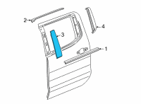 OEM 2022 Chevrolet Silverado 3500 HD Applique Diagram - 84987913