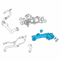 OEM 2016 Infiniti Q50 Thermostat Diagram - 21200-HG00J