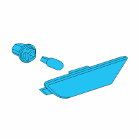 OEM 2004 Chevrolet SSR Side Marker Lamp Diagram - 10367131