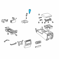 OEM Toyota Shift Knob Diagram - 33504-60241-C1