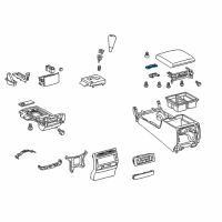 OEM 2008 Toyota Land Cruiser Lock Diagram - 58971-60030