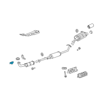 OEM 2008 Honda CR-V Clamp, Sensor Diagram - 36537-RZA-000