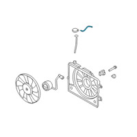 OEM 2022 Kia Rio Hose-Reservoir Diagram - 25443D0000