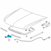 OEM 2022 Chevrolet Colorado Latch Diagram - 84162925