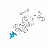 OEM Ford Escape Support Bracket Diagram - YL8Z-10A666-AA