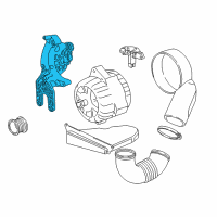 OEM 1996 BMW 850Ci Supporting Bracket Diagram - 12-31-1-736-365