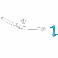 OEM Ford Thunderbird Stabilizer Link Diagram - 5W4Z-5K483-AA