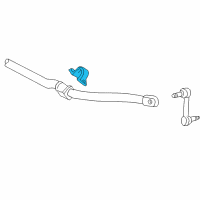 OEM Ford Thunderbird Stabilizer Bar Bracket Diagram - 1W6Z-5486-AB