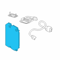 OEM Ford Fusion Module Diagram - 9L3Z-14D212-KA